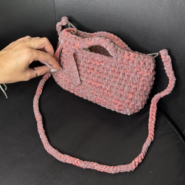 IMG_3638 Borsa a mano rosa lurex